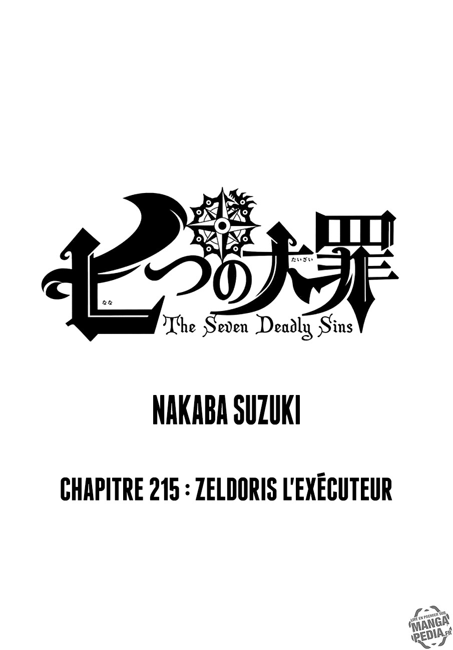Nanatsu No Taizai: Chapter 217 - Page 1